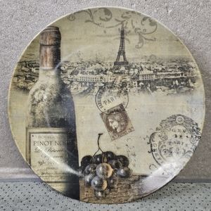 Paris-Certified International Veronique Charron Wild Apple 8 1/8" Dessert Plate